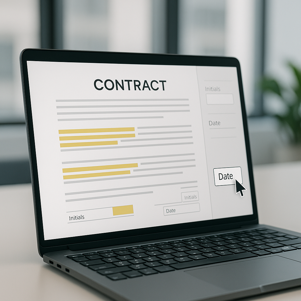 How to Add Initials and Date Fields to Documents with QuickSign